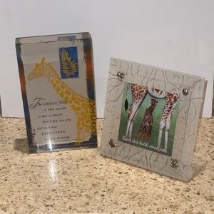 Hallmark Giraffe Desk Decor, Set of 2